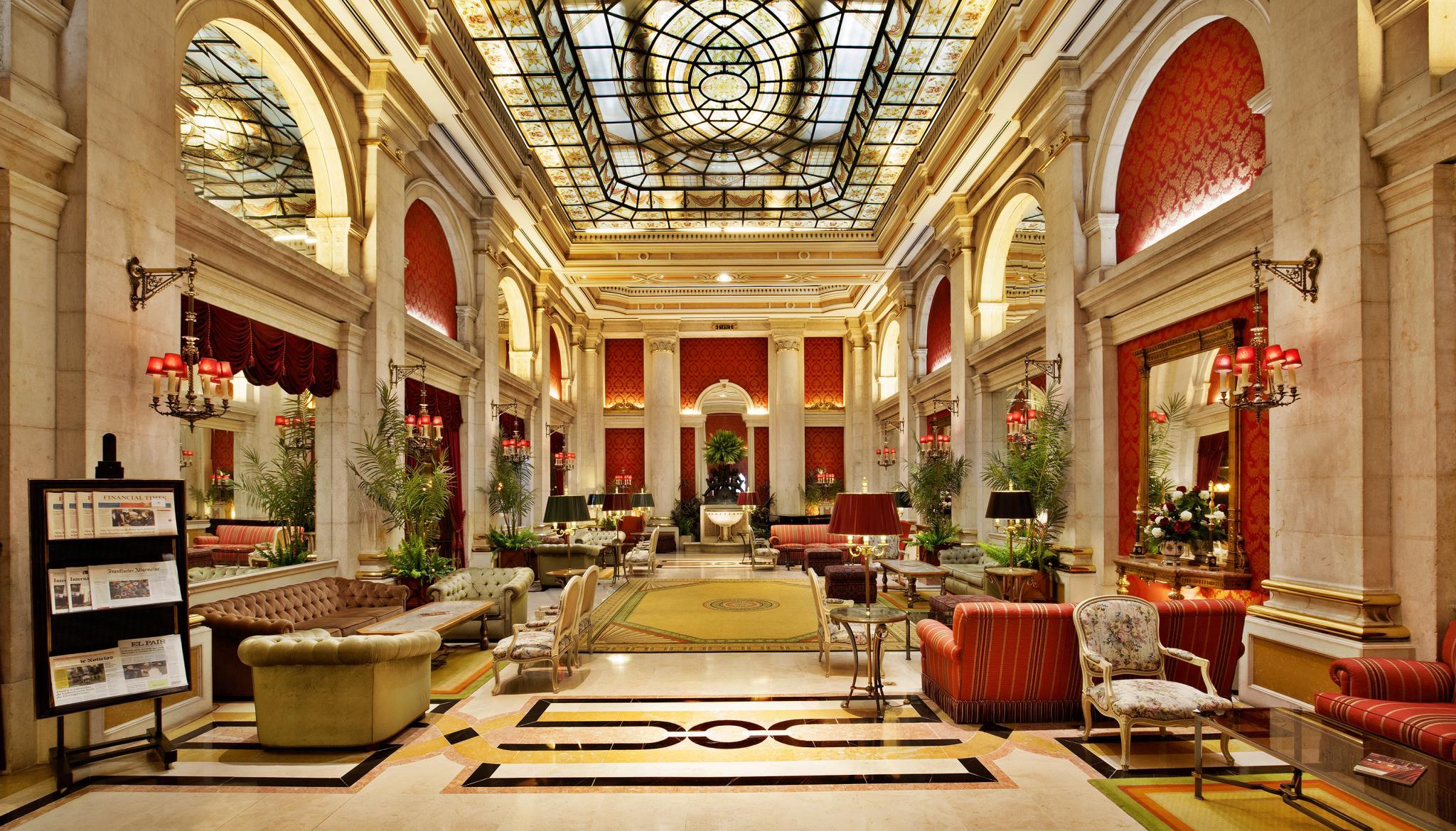 โรงแรมอเวนิดา พาเลซ ลิสบอน ภายนอก รูปภาพ Lobby